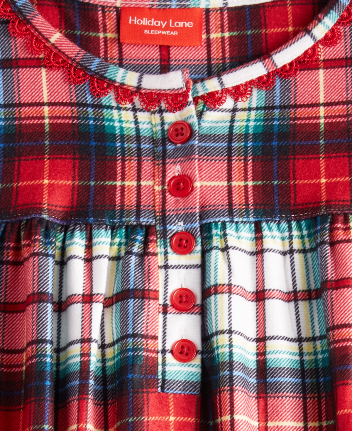 Holiday Lane Little & Big KidsMatching Family Pajamas Nightgown, Created for Macy's - Winterton Plaid