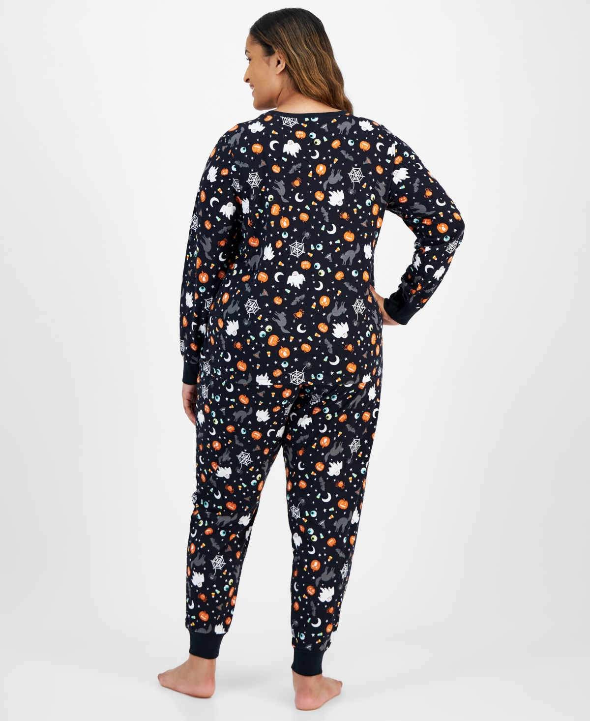 Holiday Lane Plus Size Halloween Cotton Matching Family Pajamas Set, Created for Macy's