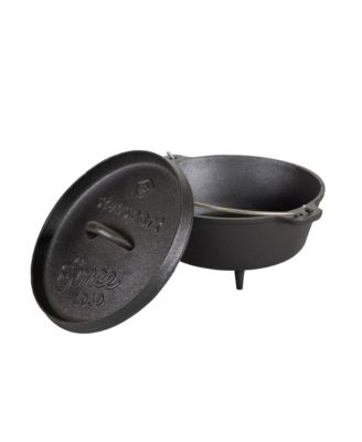 Pre-Seasoned Cast Iron Dutch Oven with Legs