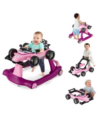 Toddler Foldable Activity Walker 4-in-1 with Adjustable Height Support