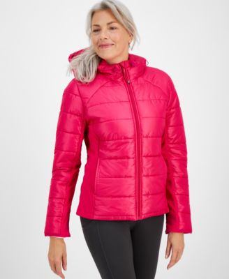 ID Ideology - Women's Hooded Puffer Jacket, Created for Macy's