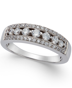 image of Diamond Seven-Stone Band (1/2 ct. t.w.) in 14k White Gold