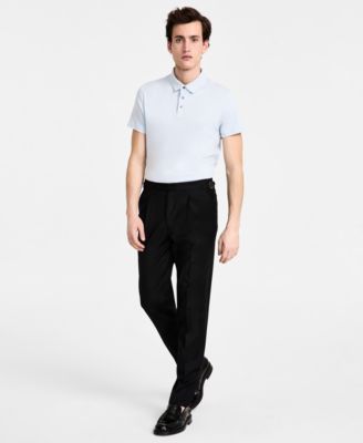 Calvin Klein - Men's Slim-Fit Wool Dress Pants