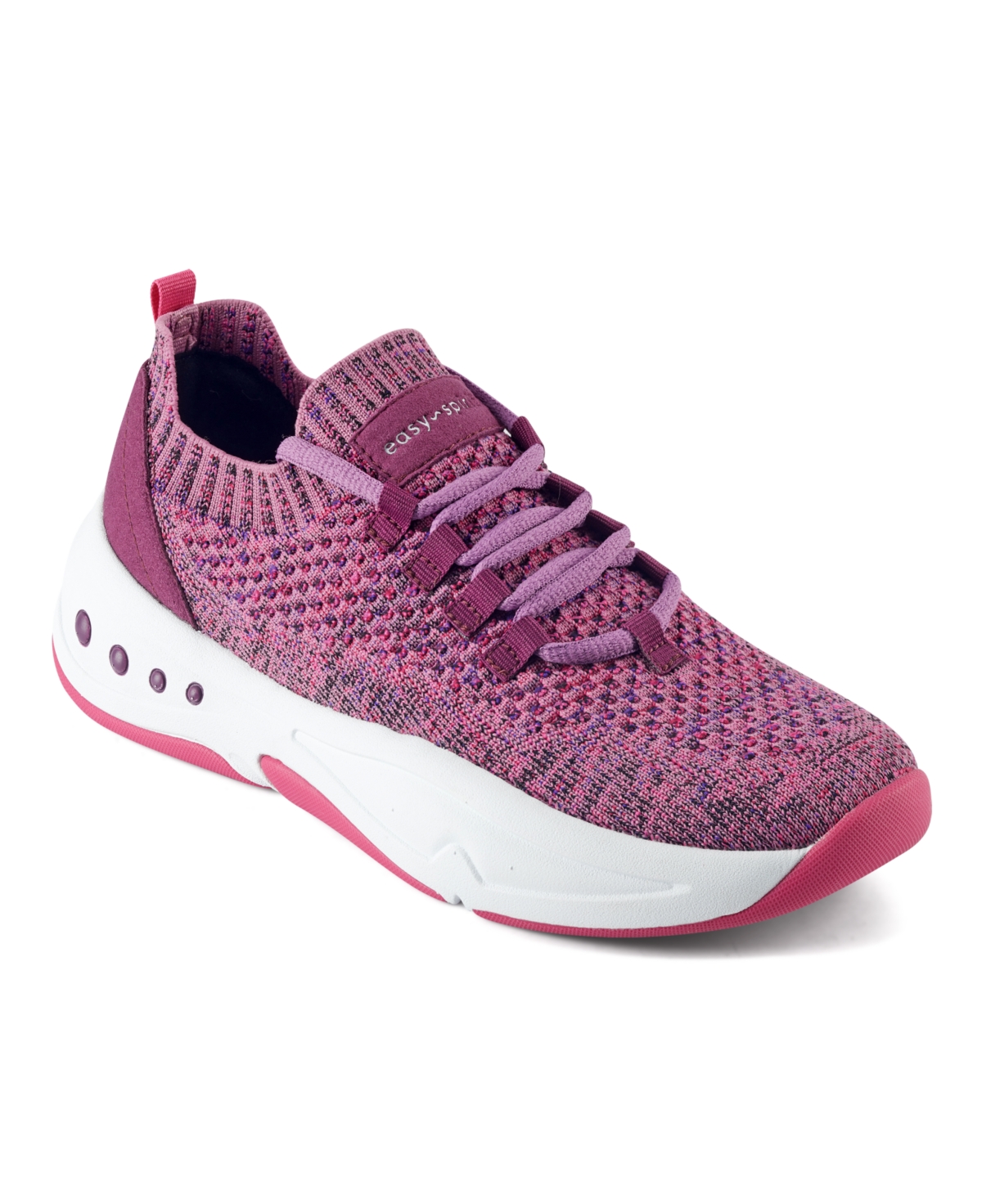 Easy Spirit Power Lace-up Sneaker In Magenta Purple Multi