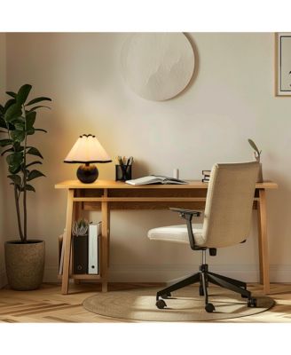 Blair Modern LED Classic Table Lamp with Black Marble Base (10"), Bulb Included