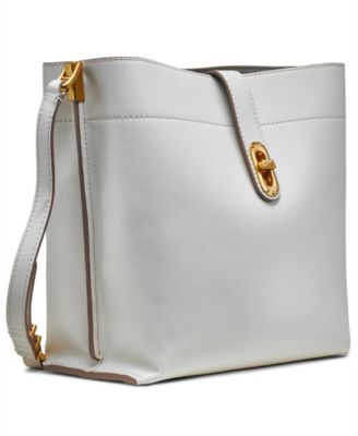 Bridgehampton Leather Turnlock Triple Compartment Crossbody