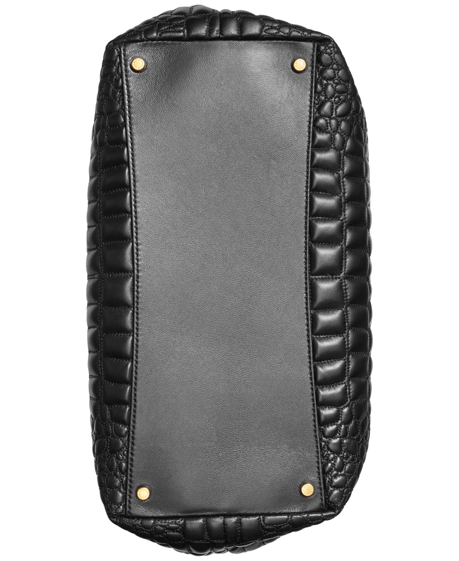 Glenwood Quilted Croc Large Shoulder with Tassel Detail