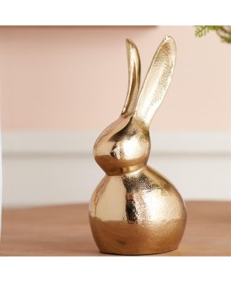 Aluminum Rabbit Set of 2 Elegant Home Decor Accents