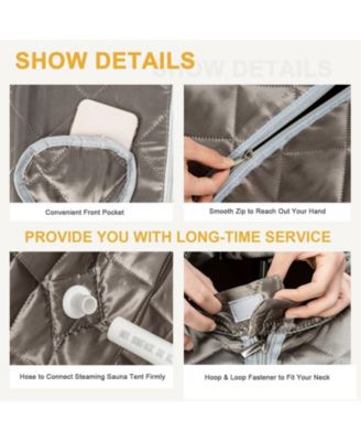 Portable Personal Steam Sauna Spa with 3L Blast-proof Steamer Chair