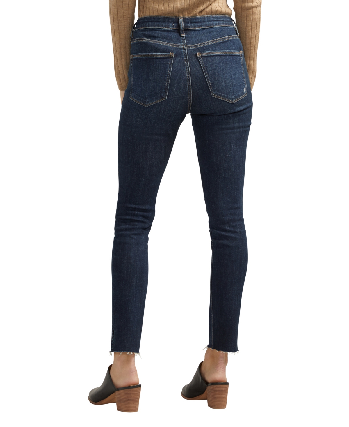 SILVER JEANS CO. WOMEN'S MOST WANTED MID RISE SKINNY LEG JEANS 