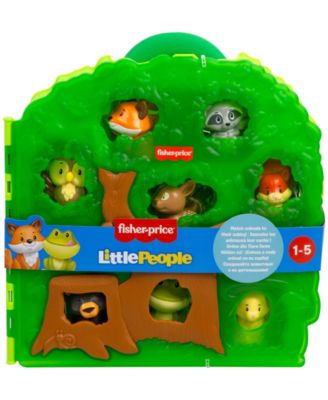 Fisher-Price Forest Friends Carry Case Toddler Playset with Figures, 9 Pieces