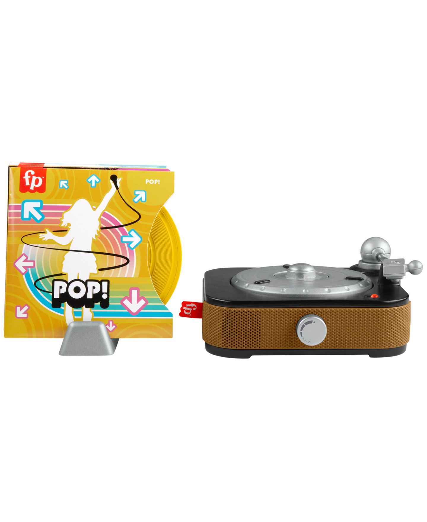Детская игрушка Fisher Price Musical 5-Record Rockin' Record Player Toy, Ages 3+ — фото 3