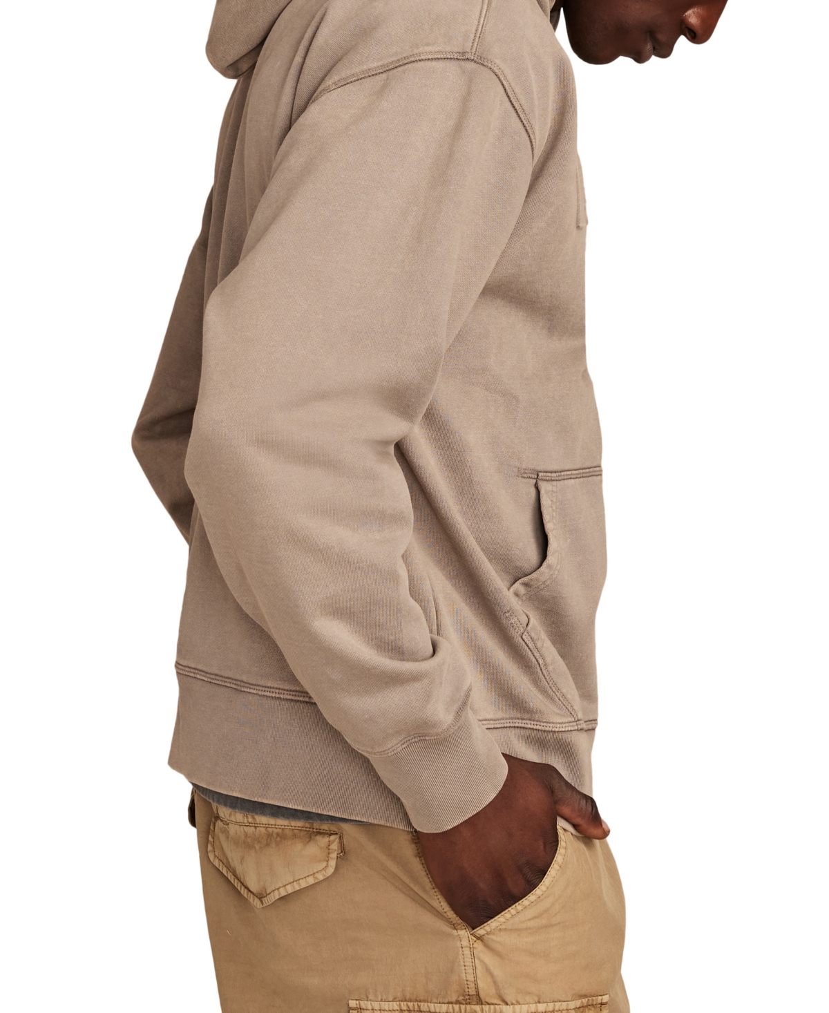 Lucky Brand Men's Long Sleeve Army Hoodie