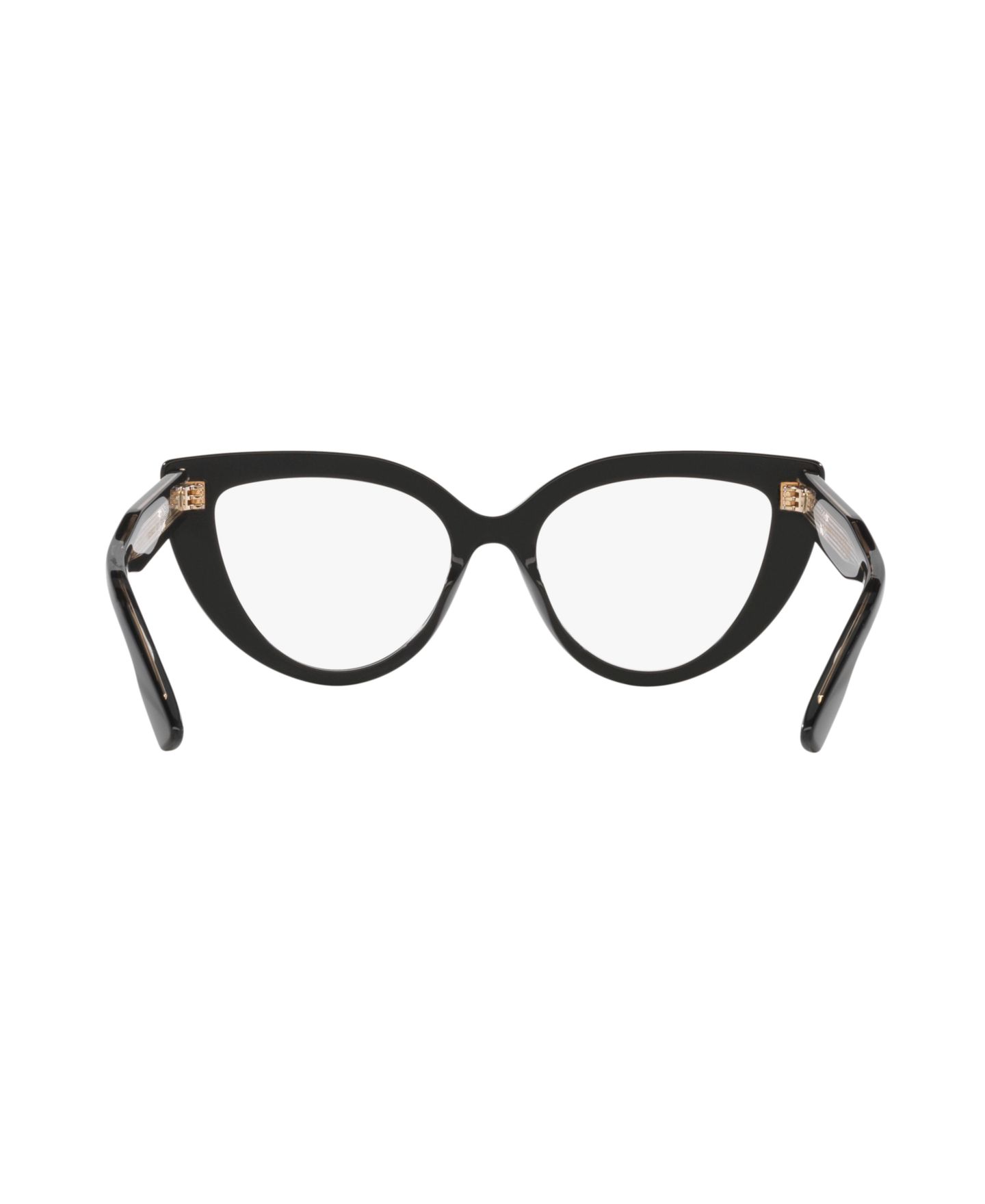 Женские очки Gucci Woman Cat Eye Plastic GG1530O Eyeglasses, цвет: Чёрный — фото 4