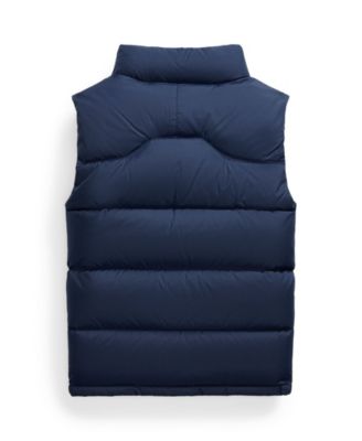 POLO RALPH LAUREN Packable Down Vest Polo Black MD at Amazon
