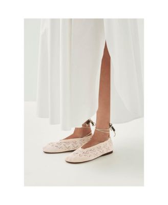 Women's Rosemary Crochet Ballet Flats