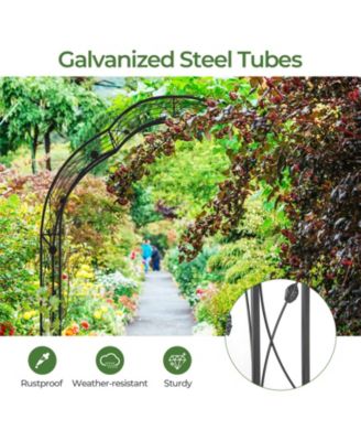 Garden Arch Arbor Trellis for Climbing Plants Roses Vines