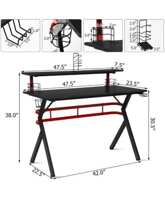 Gaming Computer Multifunctional Storage Desk