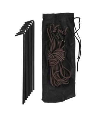 3 Person Portable Pop-Up Ground Tent with Gun Ports and Carrying Bag