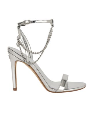 Women's Miamy Open Toe Chain Detail Stiletto High Heel Sandals
