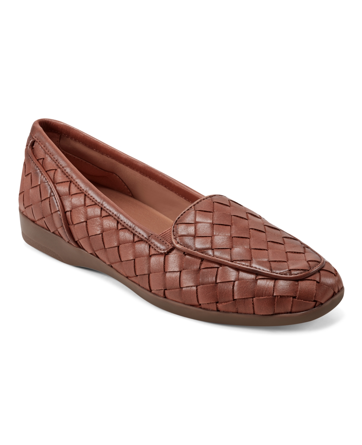 EASY SPIRIT WOMEN'S DEVITT WOVEN SLIP-ON LOAFER FLATS 