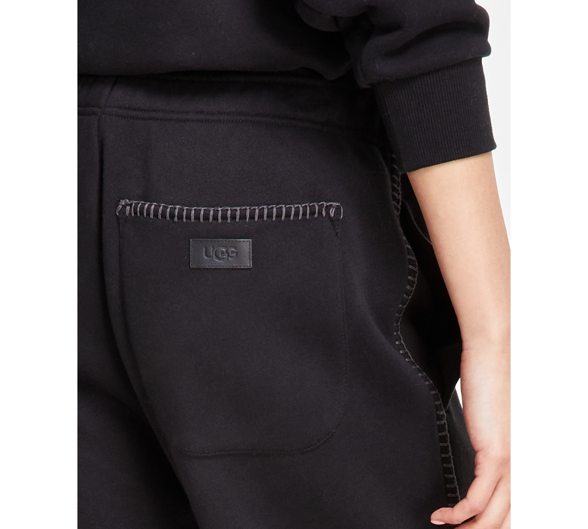 Ugg Women's Classic Fleece Pull-on Sweatpants In Black