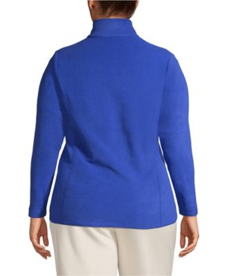Plus Size Thermacheck 100 Fleece Quarter Zip Pullover Top