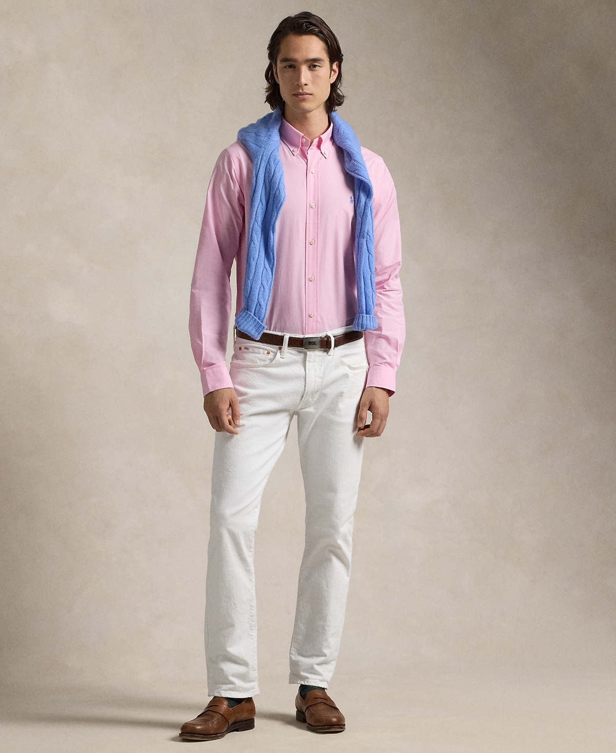 Polo Ralph Lauren Men's Classic-Fit Gingham Stretch Poplin Shirt