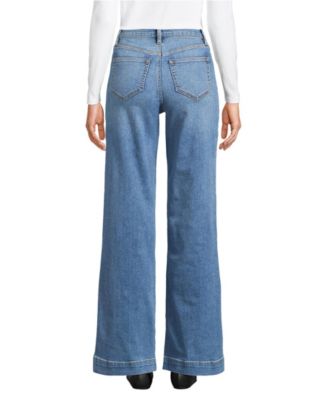 Women's Recover High Rise Wide Leg Blue Jeans