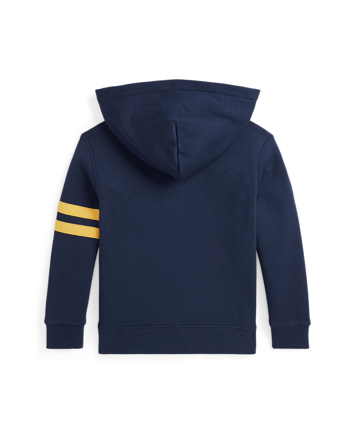 Polo Ralph Lauren Toddler and Little Boys Polo Bear Fleece Hoodie Sweatshirt - Fa24 Bear Newport Navy