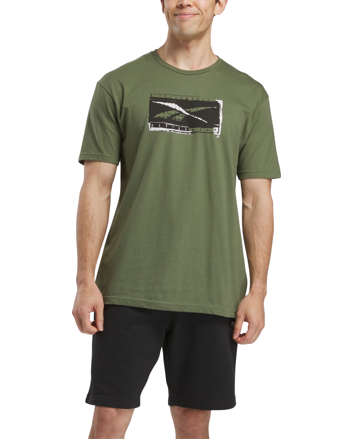 Reebok Men's All-Cotton Logo T-Shirt