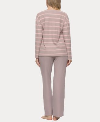 Women's Jolie V-Neck Henley and Pant Lounge Set