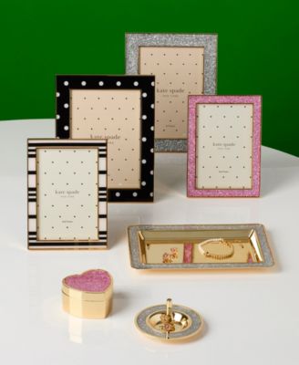 Sitting Pretty Silver Glitter Catch All Tray