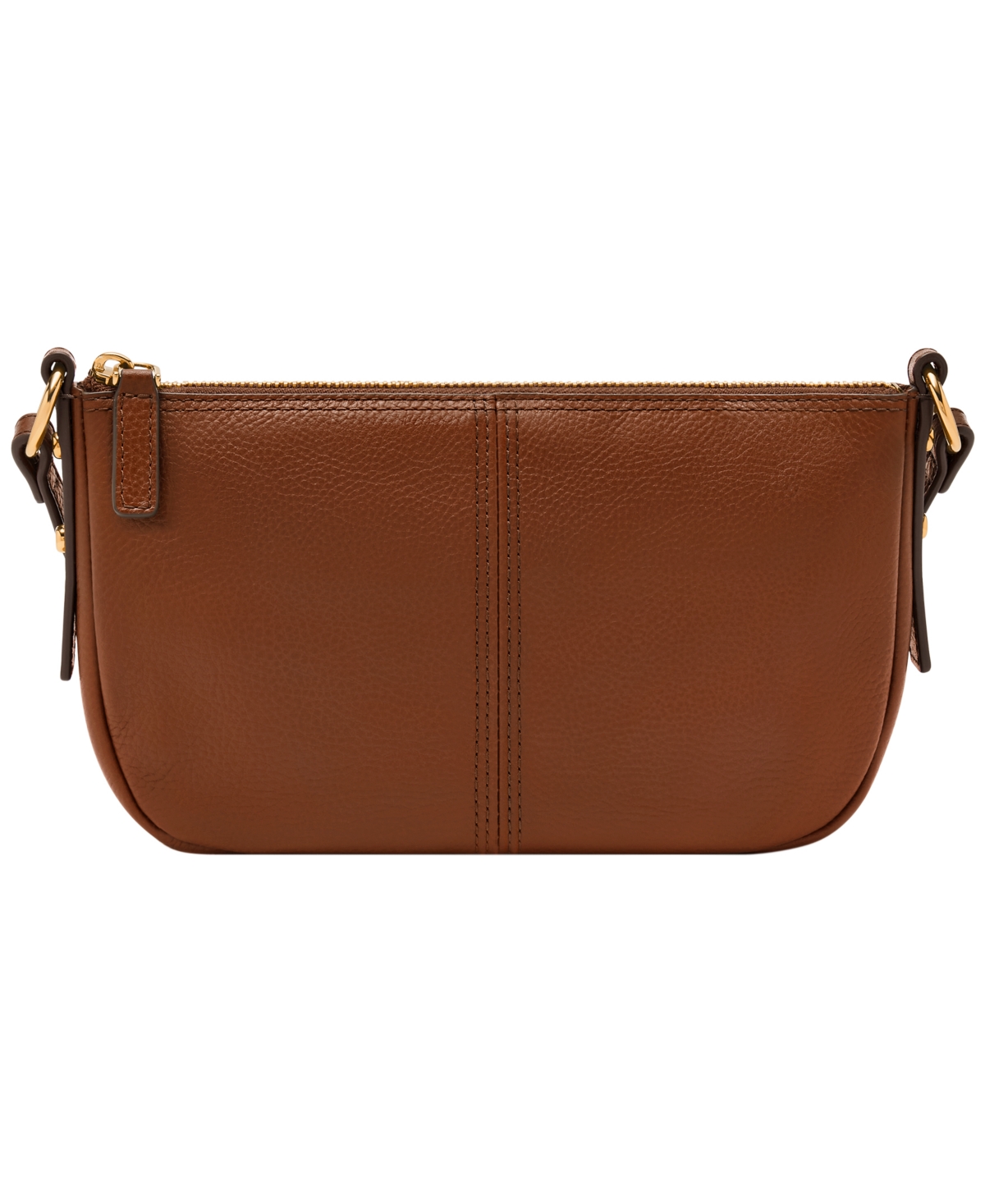 Jolie Leather Small Crossbody Bag - Brown