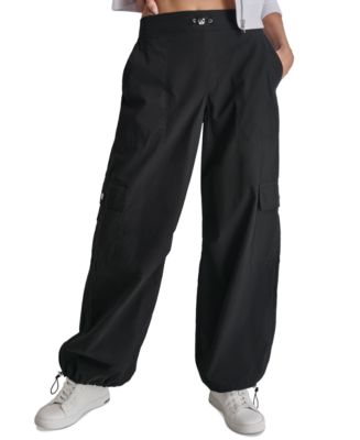 DKNY Sport Women's Cargo Bungee-Hem Pants - Macy's