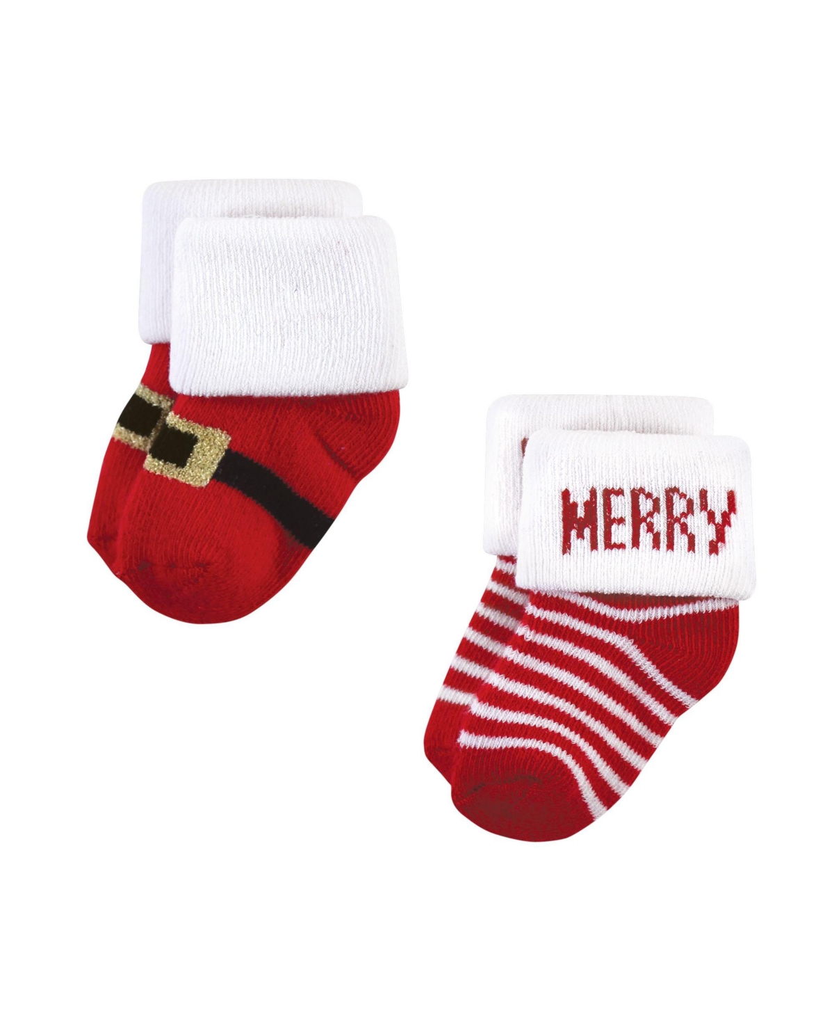 Hudson Baby Baby Boys Unisex Baby Cotton Rich Newborn and Terry Socks, 12 Days Of Christmas, Months - 12 days of christmas