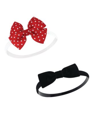 Baby Girls Hudson Cotton Headbands 5pk, Black Gold Heart, 0-24 Months