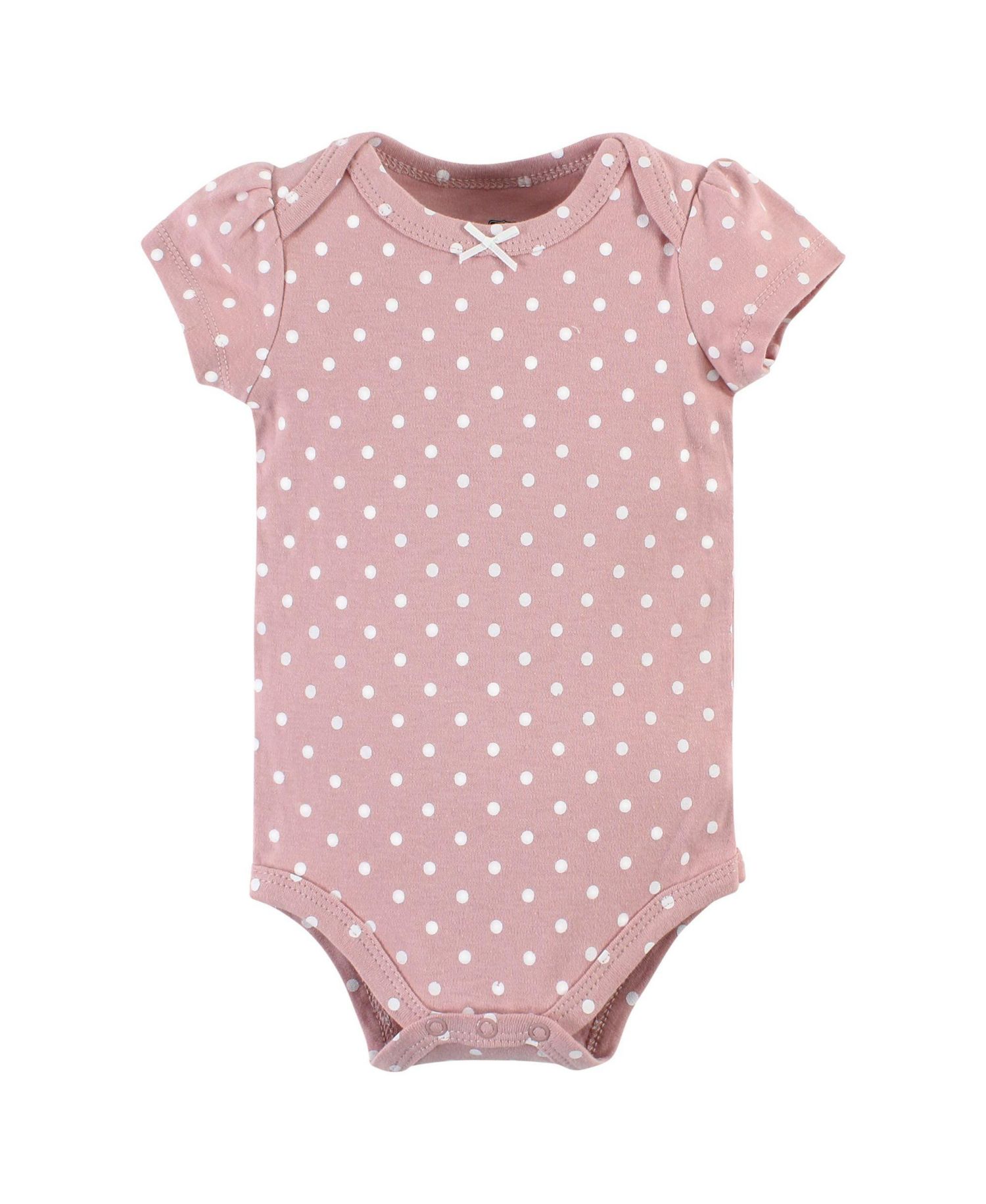 Baby Girls Cotton Bodysuits 3-Pack