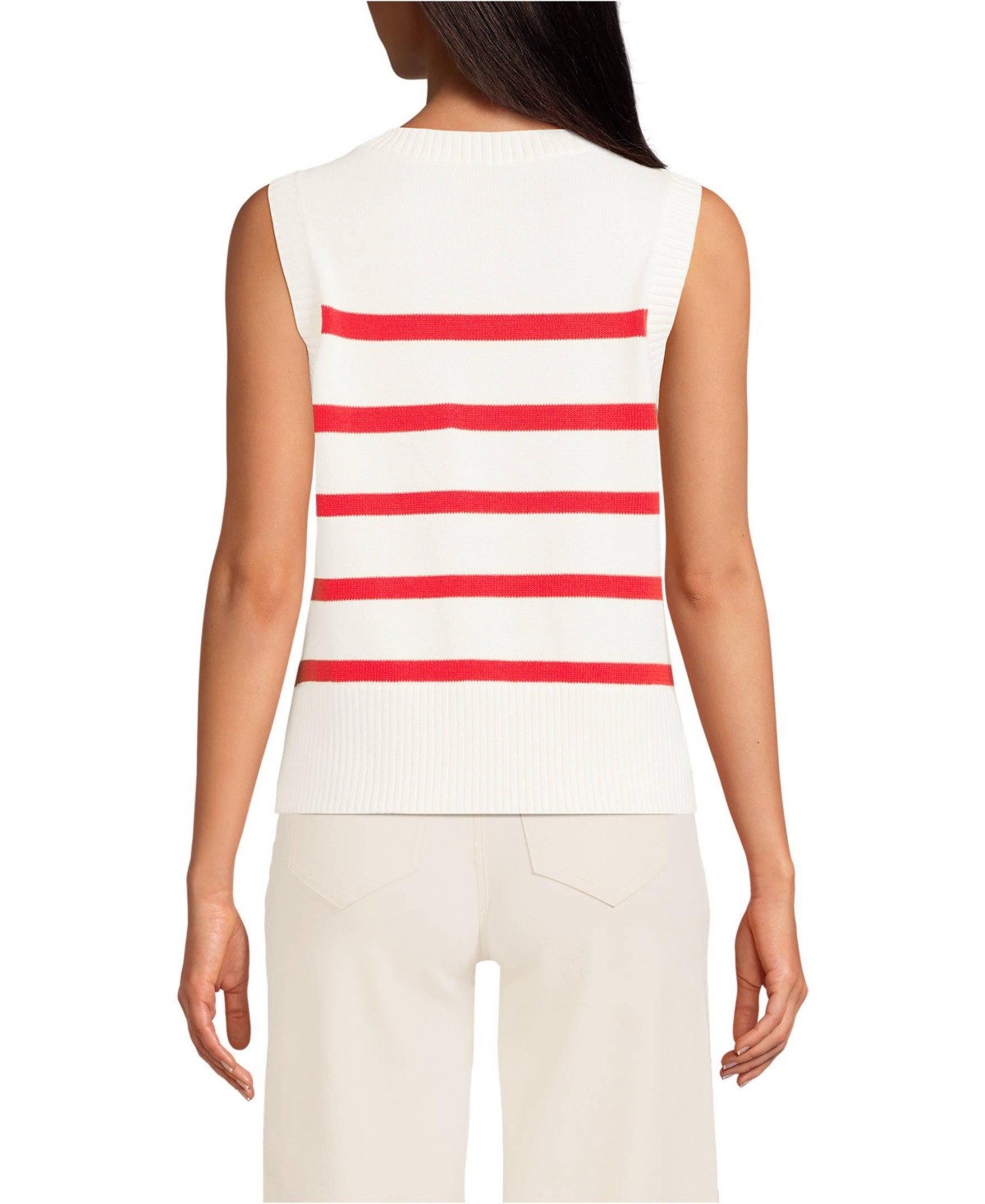 Lands' End Women's Drifter Easy Vest Sweater