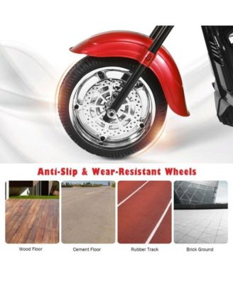 6V Powered Toddler 3-Wheel Motorbike Ride On Toy with Horn and Headlight