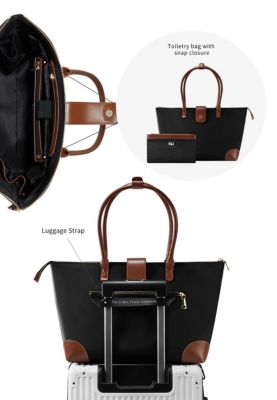 Women's Tote Nylon Top Zip Large Lifestyle Bag Eve Victoria Hyde