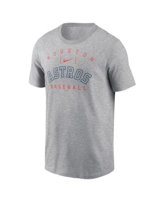 Men's Heather Gray Houston Astros Home Team Athletic Arch T-Shirt