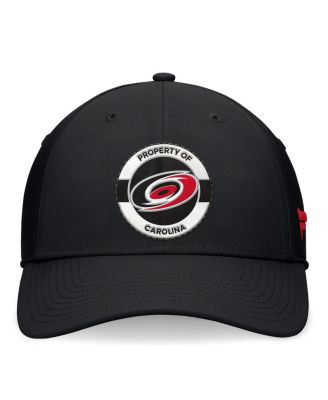 Men's Black Carolina Hurricanes Authentic Pro Training Camp Flex Hat