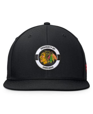Men's Black Chicago Blackhawks Authentic Pro Training Camp Snapback Hat