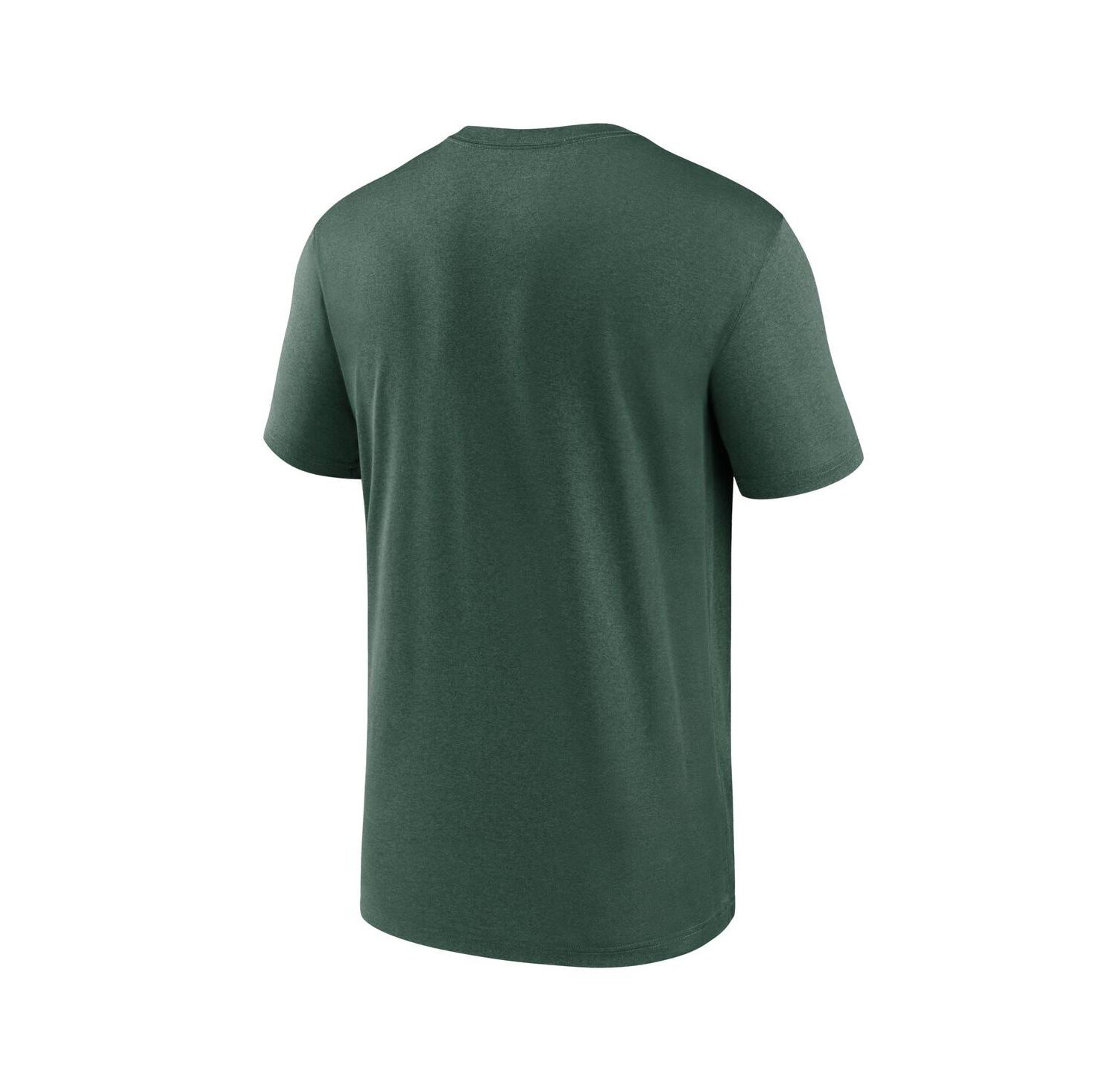 Men's Green Green Bay Packers Primetime Legend Wordmark Performance T-Shirt