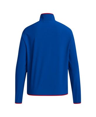 Men's Royal Kansas Jayhawks Coaches Sideline Half-Zip Jacket