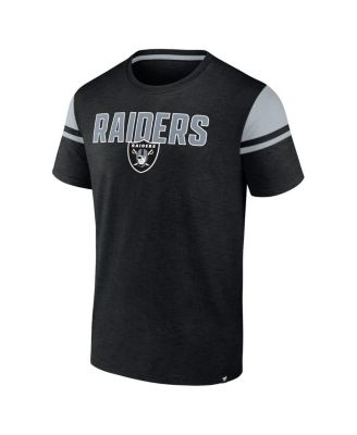 Men's Black Las Vegas Raiders Old School Play Slub T-Shirt