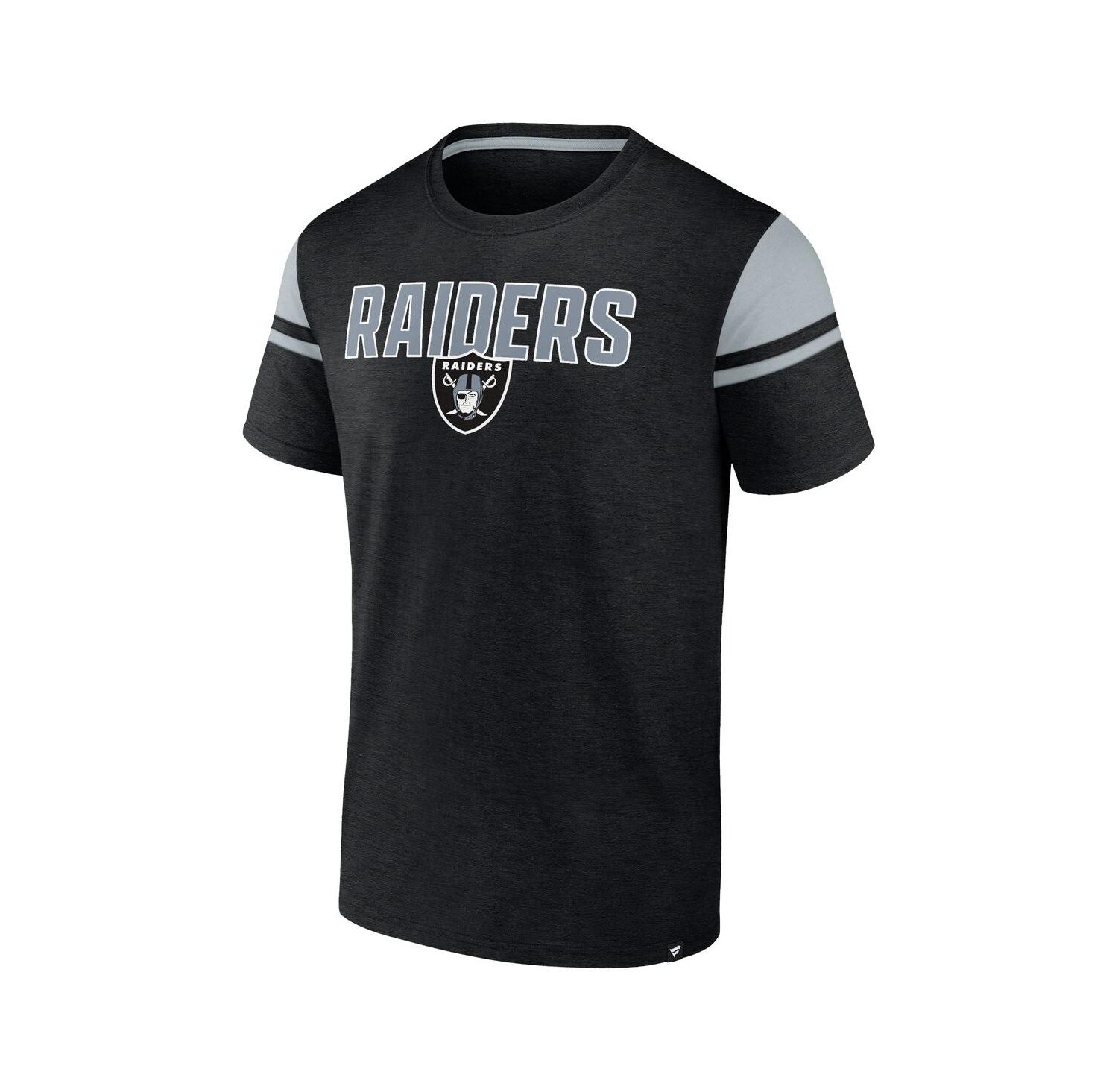 Men's Black Las Vegas Raiders Old School Play Slub T-Shirt