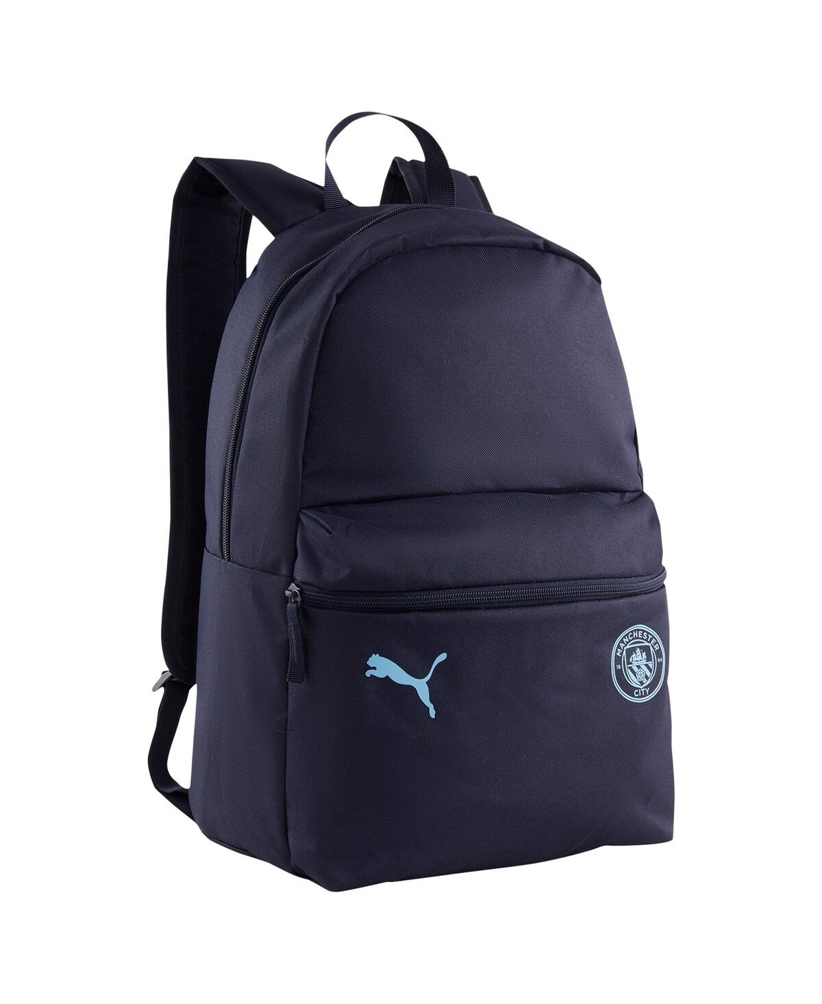 Shop Puma Manchester City Essential Backpack In Navy