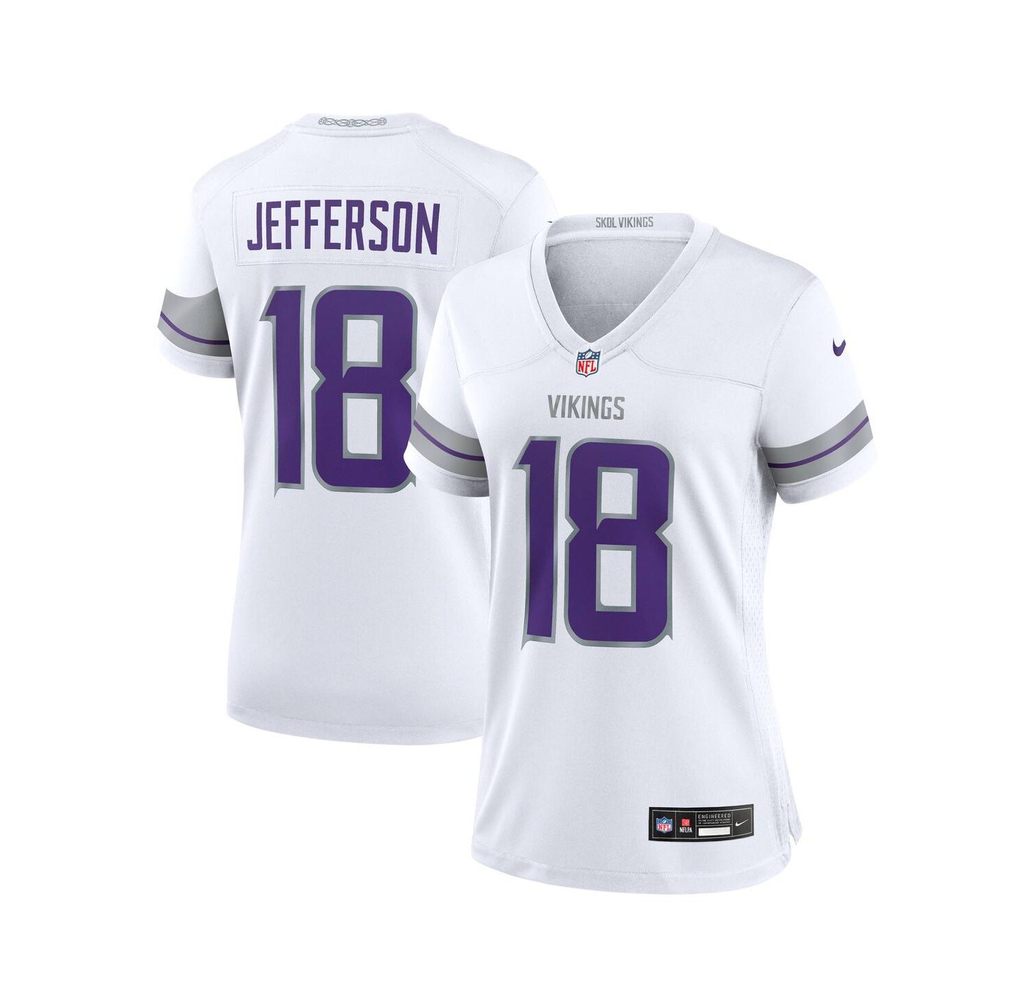 Women's Justin Jefferson Minnesota Vikings Alternate Game Player Jersey